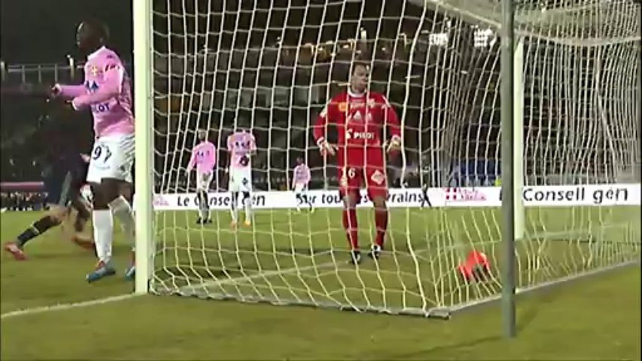 But André-Pierre GIGNAC (38ème) - Evian TG FC - Olympique de Marseille - (1-2) - 12/01/14