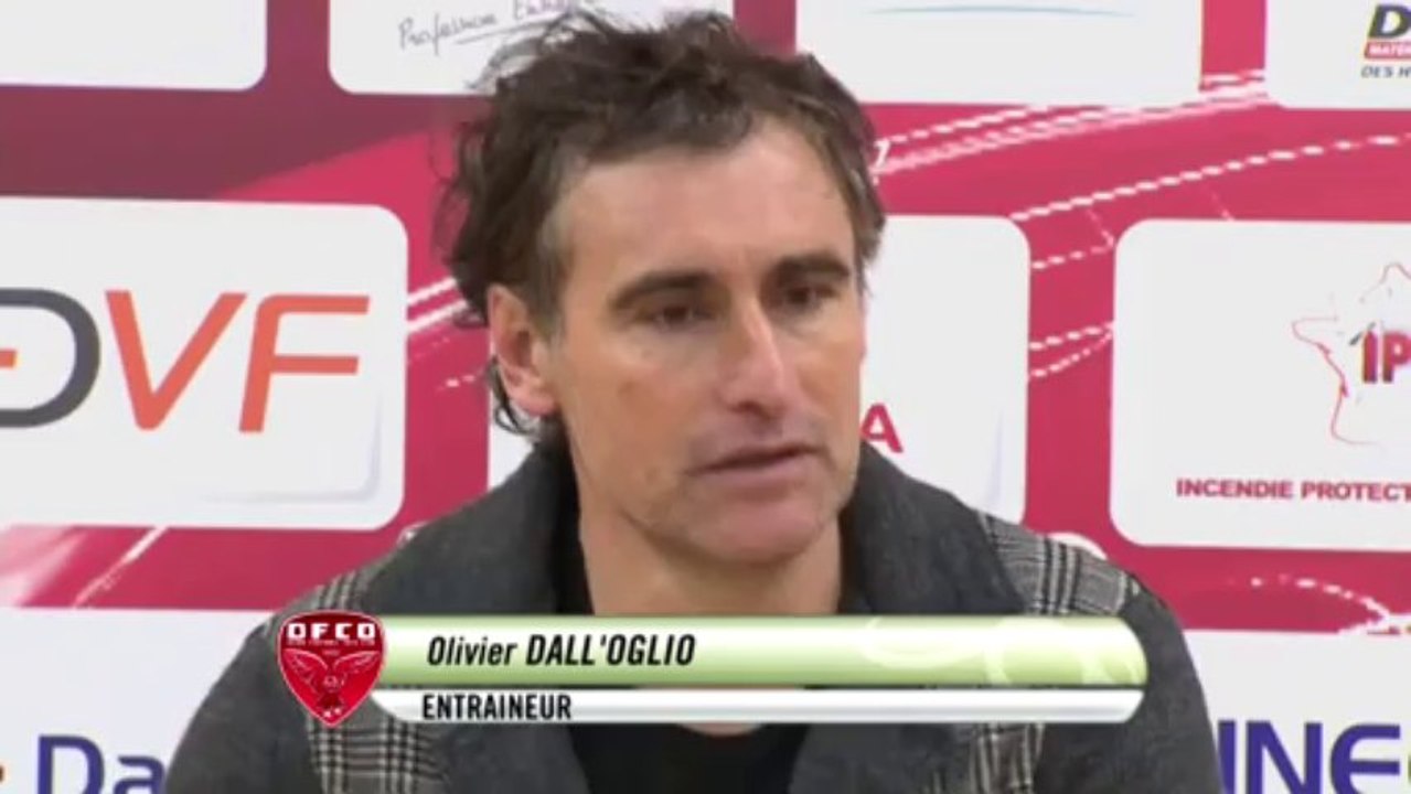 Conférence de presse Dijon FCO - FC Istres (4-1) : Olivier DALL'OGLIO (DFCO) - José  PASQUALETTI (FCIOP) - 2013/2014