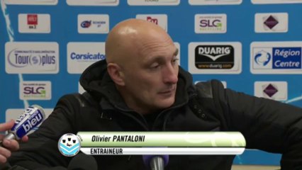 Conférence de presse Tours FC - SM Caen (2-1) : Olivier PANTALONI (TOURS) - Patrice GARANDE (SMC) - 2013/2014