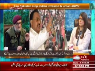 The Debate with Zaid Hamid (Can Pakistan Stop Indian Invasion & Urban 4GW  ) 12 January 2014 Part-1