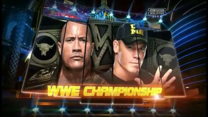 The Rock vs John Cena  Wrestlamania 29  WWE CHAMPION