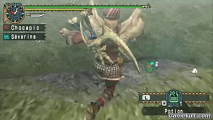 Monster Hunter Freedom Unite - On va chercher de l'herbe