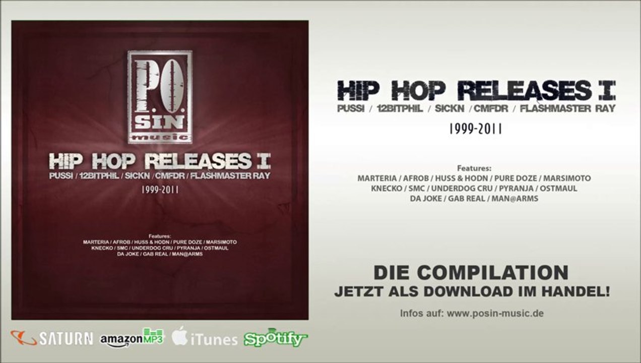 P.O.sin-music HIP HOP RELEASES 1 - Hip Hop Compilation (Official Album Snippet)