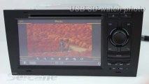 1997-2004  Audi A6 OEM gps navigation with touch screen rear view camera HD 1080P video ipod connection mp3 mp5