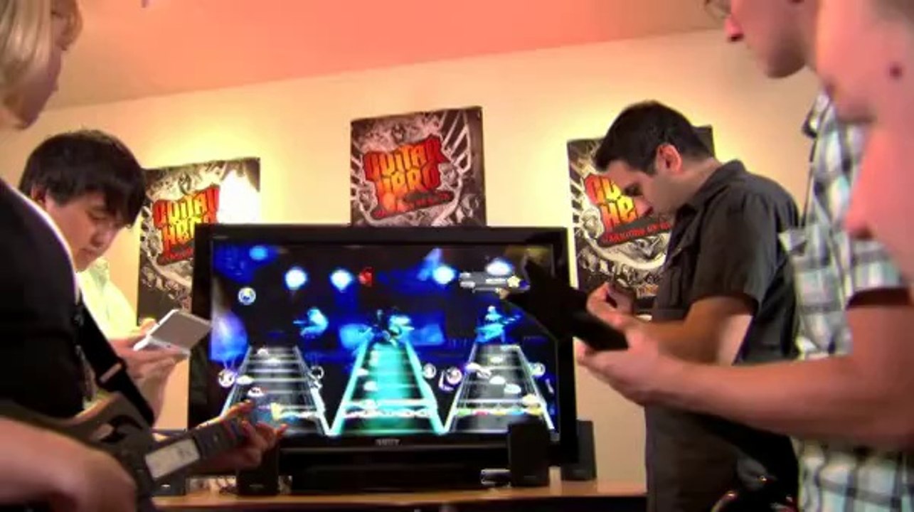 Guitar Hero : Warriors of Rock - Connectivité Wii et DS