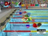Mario & Sonic aux Jeux Olympiques - 100m nage libre à deux