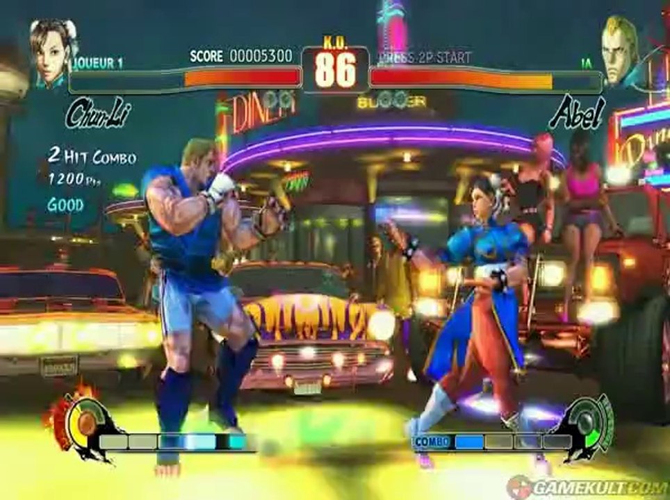 Street Fighter IV - Chun Li Vs Abel (Normal)