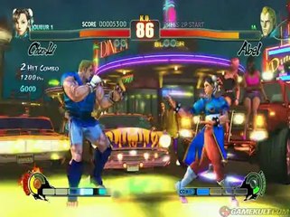 Street Fighter IV - Chun Li Vs Abel (Normal)