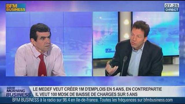 Il est possible de créer un million d'emplois en France , Geoffroy Roux de Bezieux, dans GMB - 13/01