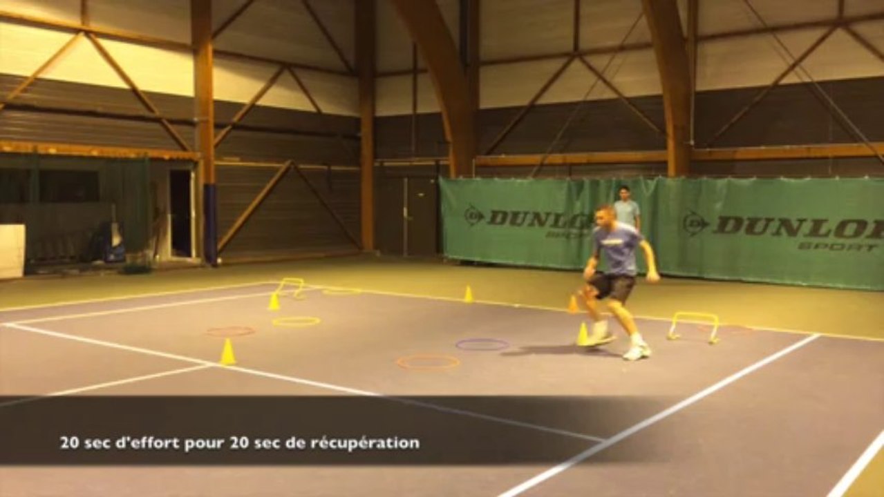 Fractionné avec déplacements tennis