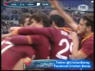 Roma 4 Genoa 0 (Relato Ariel Helueni) Serie A Tim 2014