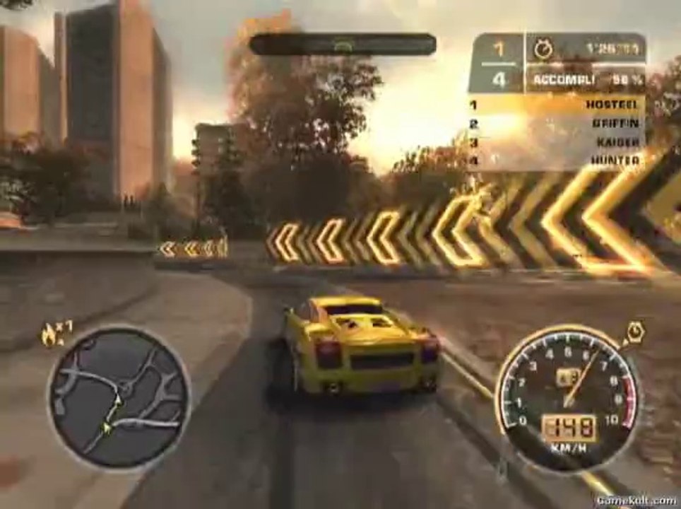 Need For Speed Most Wanted - Petit sprint en Lambo