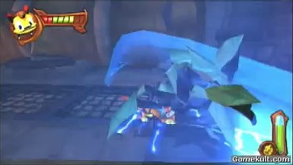 Daxter - Lance-flamme en action