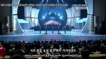 [HQ] DBSK - Don't Say Goodbye live [hangul   english karaoke sub]