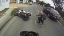 R1 Super Bike Motorcycle CRASH!