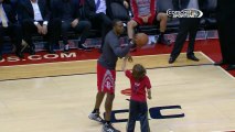 Dwight Howard Jokingly Plays 1-on-1 with Young Fan!! Houston Rockets 2014
