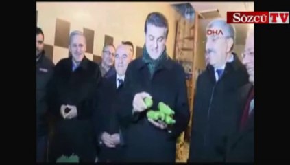 Sarıgül hal esnafını ziyaret etti