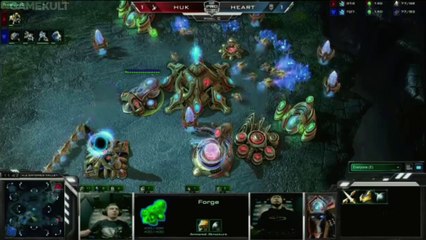 StarCraft II : Wings of Liberty - [MLG 2012] Huk vs Heart #3