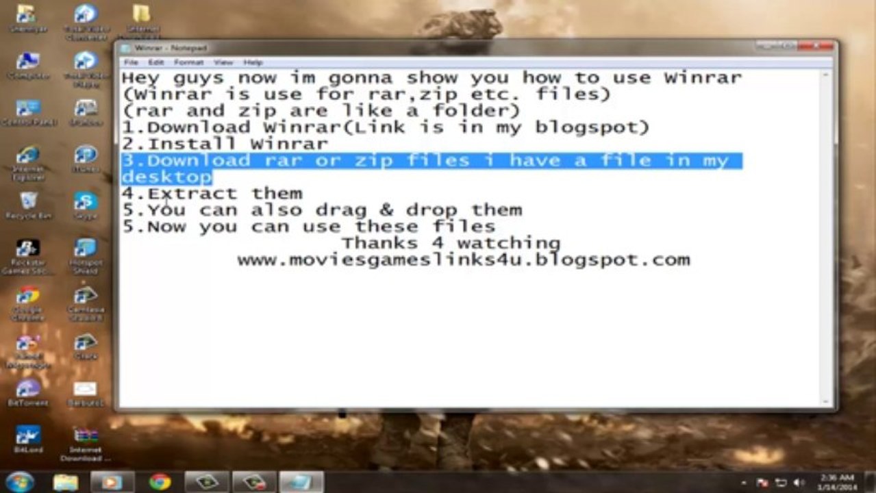 How to use Winrar