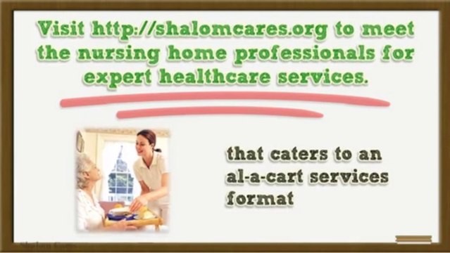 Shalom Cares is a Senior Home Care Service That Caters To An Al-A-Cart Services Format So You Only Pay For What You Need And Use!