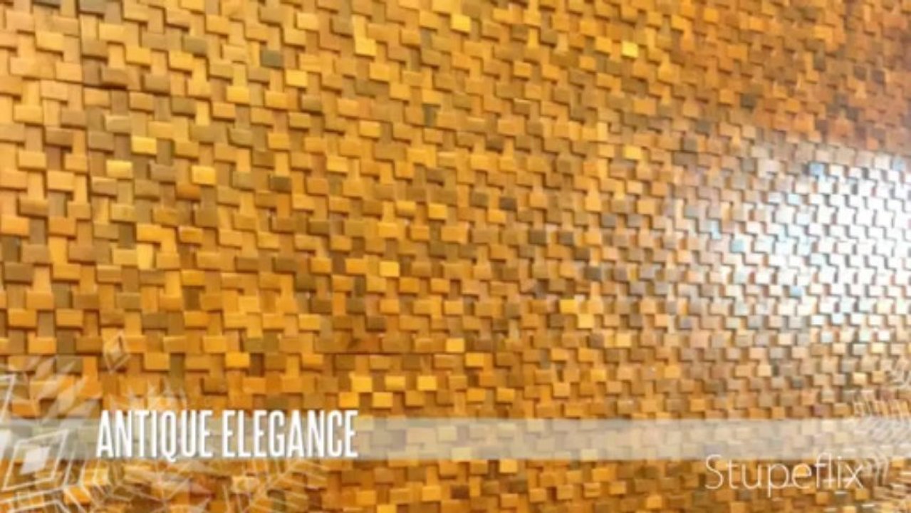 Thiết kế nội thất - Trang trí nội thất với Gạch Mosaic Gỗ