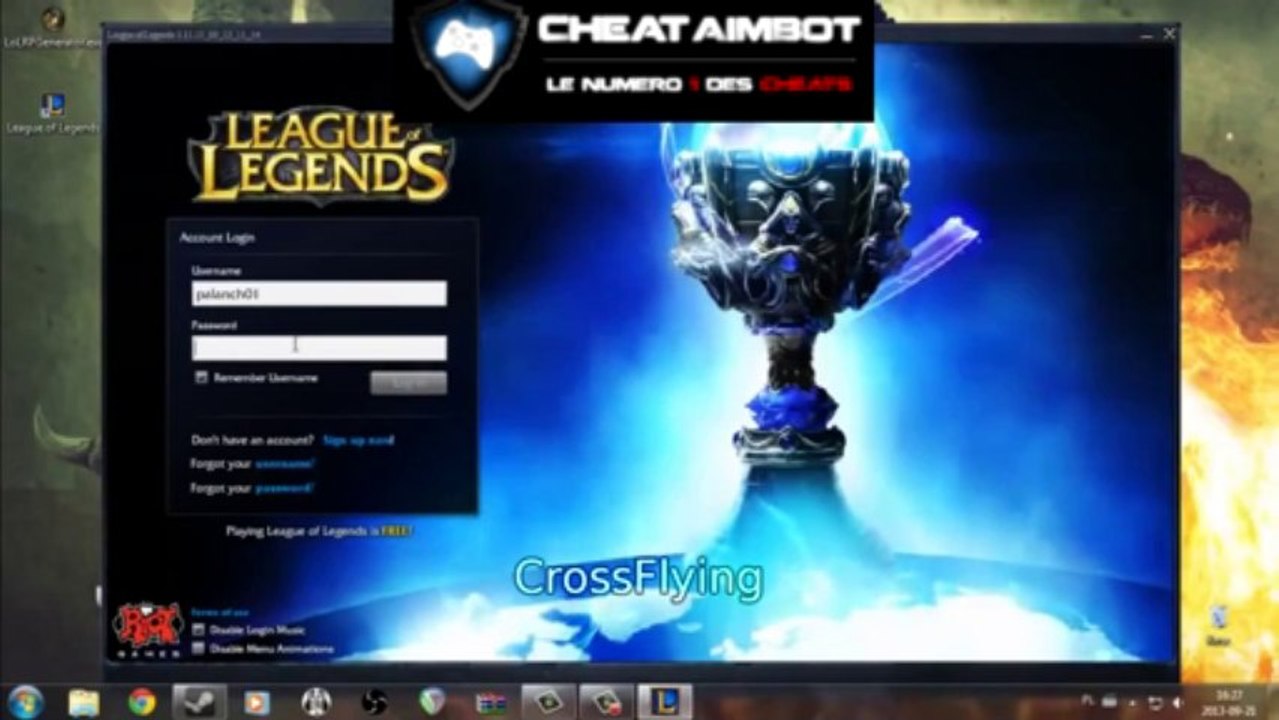 [Cheat-Aimbot] League Of Legends gold hack cheat