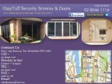 OzzyTuff Security Screens & Doors