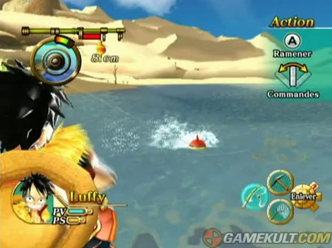 One Piece Unlimited Cruise 2 : L'éveil d'un héros - Pêche en plein désert -  Vidéo Dailymotion