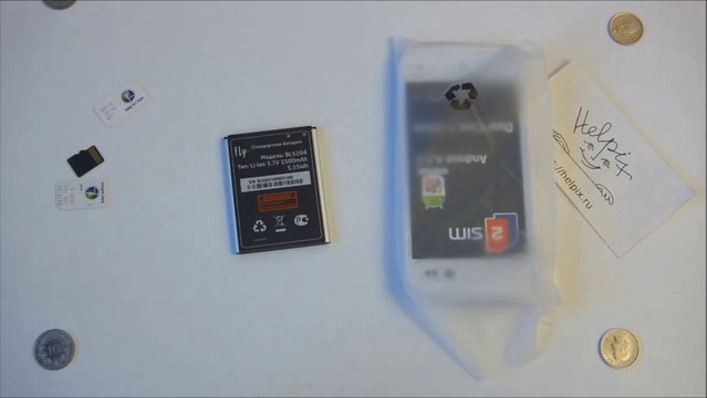 Fly IQ447 ERA Life 1 - распаковка, включение, предварительный обзор