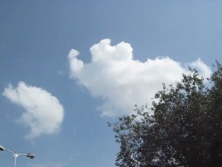 MVI_0595  DOUBLE HEADED GOD GANESHA APPEARING IN SKY