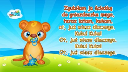 Piosenki dla Dzieci - Kukułeczka + tekst - karaoke
