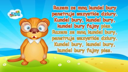 Piosenki dla Dzieci - Kundel Bury + tekst - karaoke