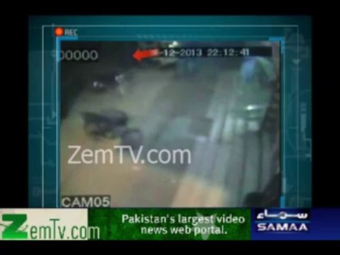 CCTV footage of robbery in Karachi store