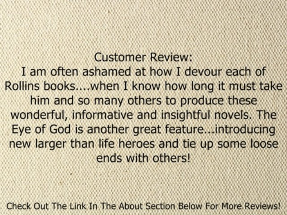 The Eye of God: A Sigma Force Novel Review