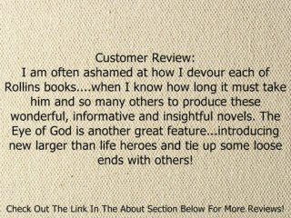 The Eye of God: A Sigma Force Novel Review