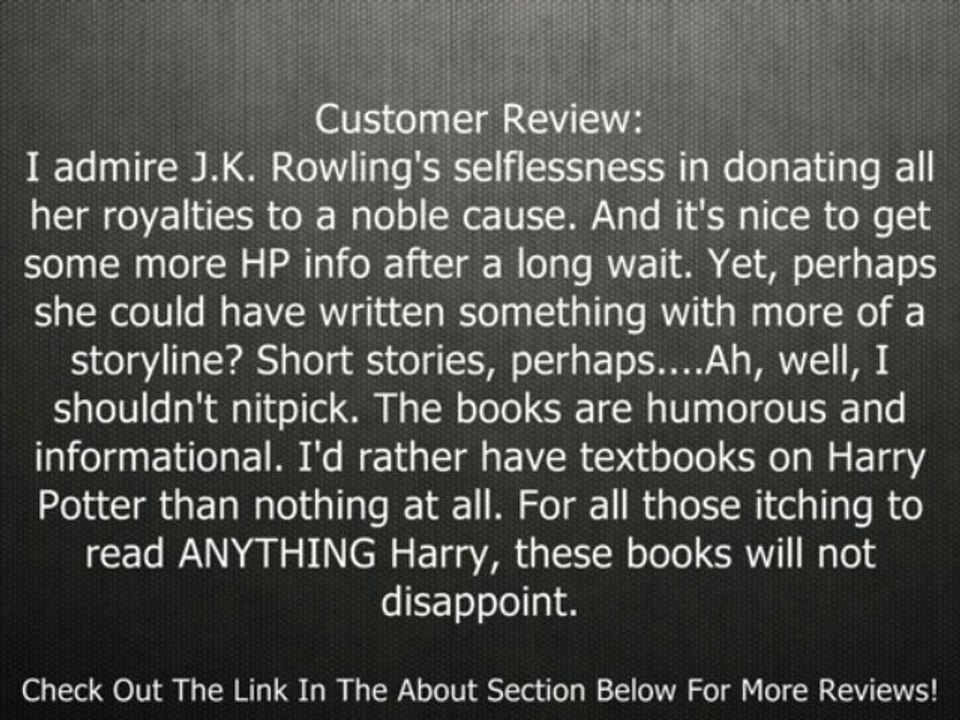 Harry Potter Schoolbooks: Quidditch Through the Ages and Fantastic Beasts and Where to Find Them Review