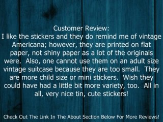 Cavallini Decorative Stickers Americana, Assorted Review