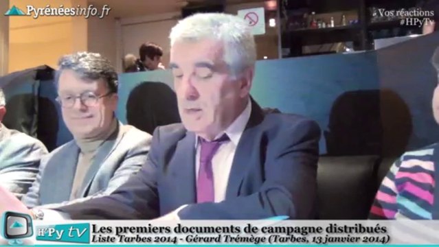 [TARBES] Municipales Tarbes 2014 - G. Trémège et le bilan (13 janvier 2014)