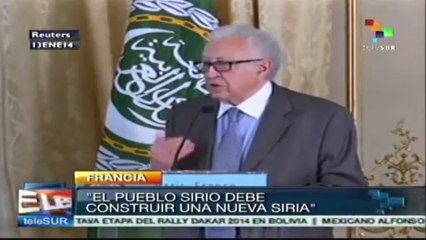 Lakhdar Brahimi: la paz el único camino para Siria
