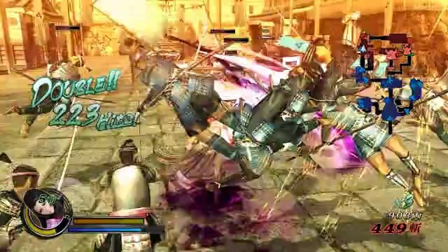 Sengoku Basara Samurai Heroes - Gameplay Oichi