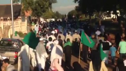 Milad-un-Nabi Juloos in the capital of South Africa . Eid Milad 2014