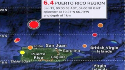 EARTHQUAKE IN PUERTO RICO