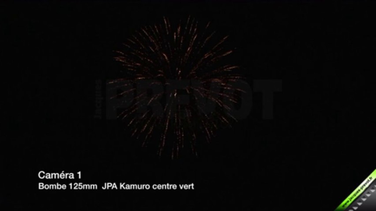 Bombe 125mm Kamuro centre vert