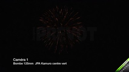 Bombe 125mm Kamuro centre vert