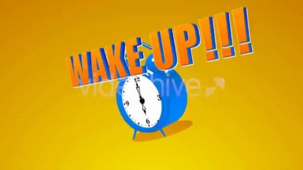 Cartoon Alarm Clock - After Effects Template