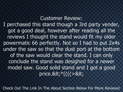 Powermatic 2042335 Mobile Base Review