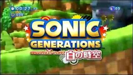 Sonic Generations - Trailer de lancement (Japon)