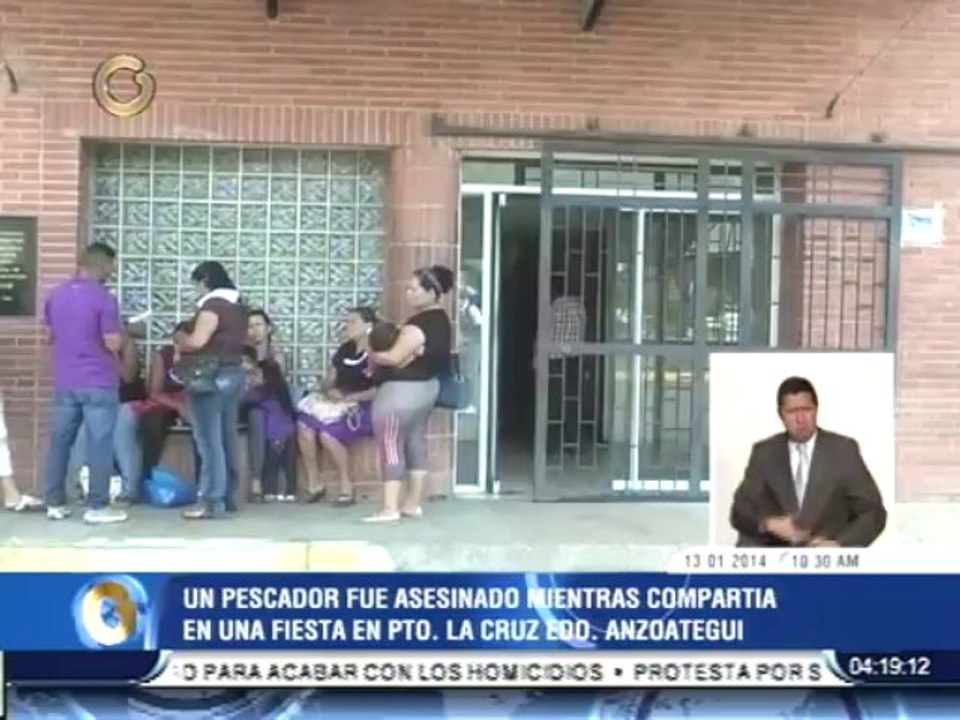 Pescador muere de 3 disparos por invitar a bailar a una mujer en Anzoátegui