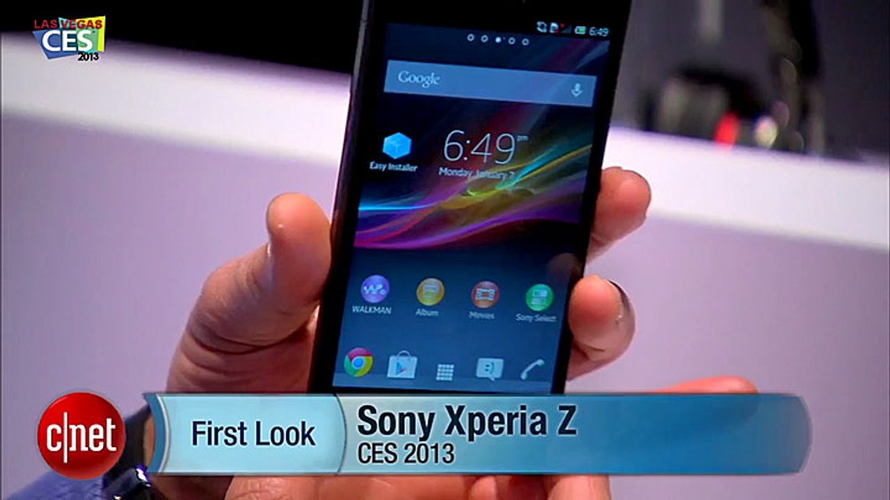 CES 2013 : Sony Xperia Z