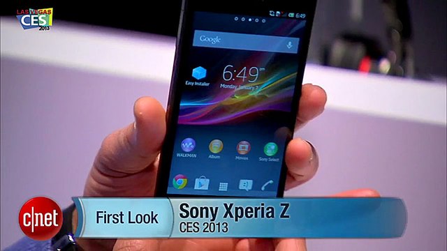 CES 2013 : Sony Xperia Z